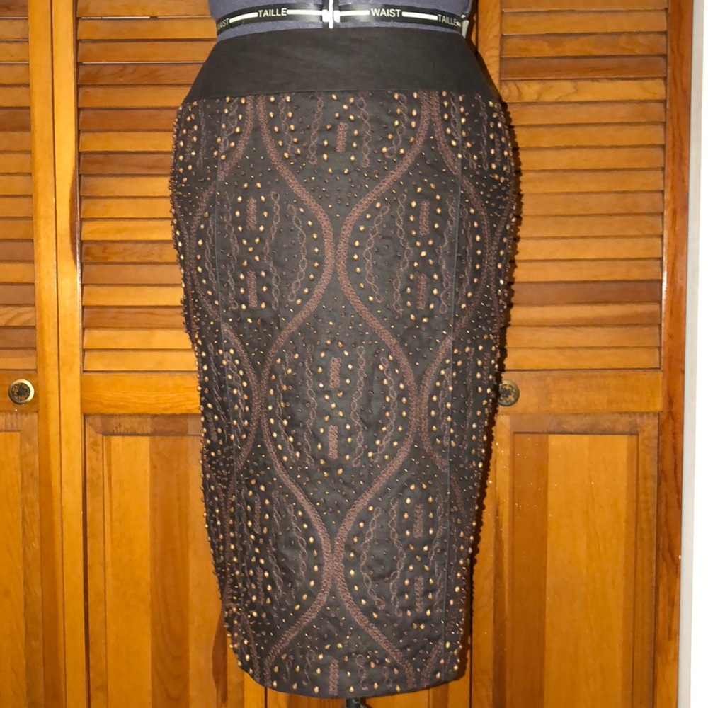 Lafayette 148 New York Hand-beaded skirt | size 6